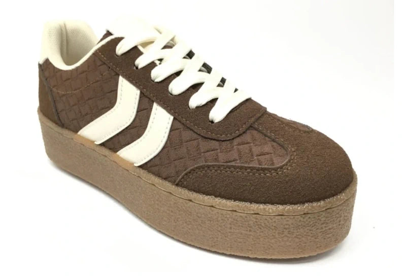 Ref. 30125 Zapatillas cafe / coffee